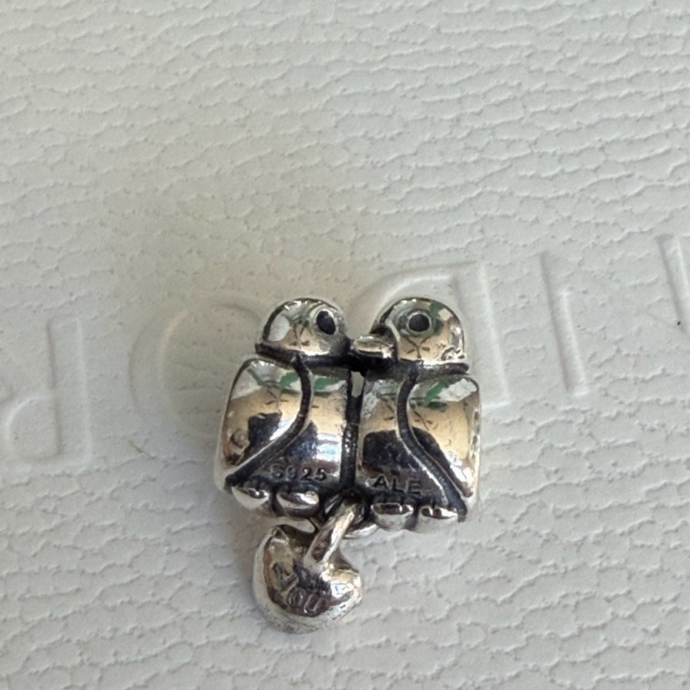 Pandora Couple of Lovebirds With Toggle “Love You” Charm